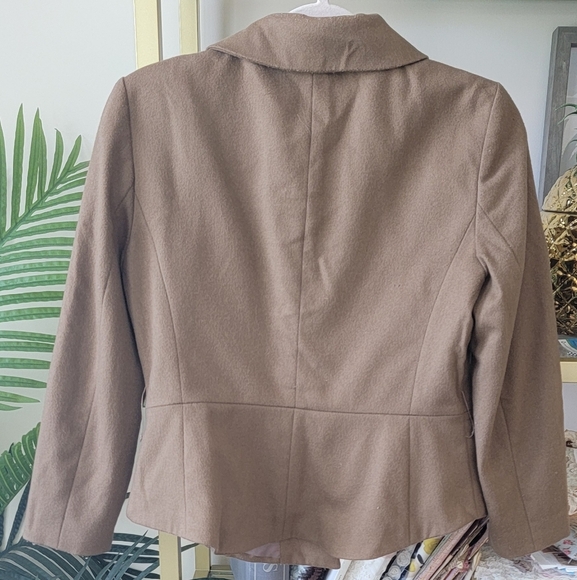 Ann Taylor Brown Women's Wool Blazer / Jacket - Women's Size 4 - Picture 5 of 5